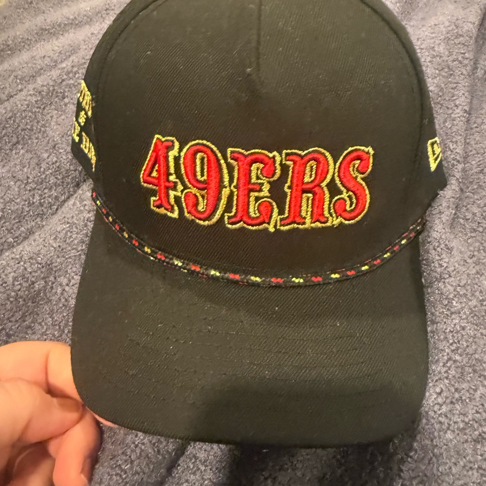 San Francisco 49ers Black Embroidered Cap 2025 Rivalries